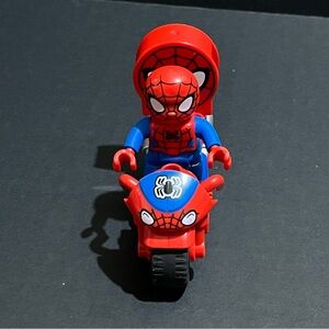 LEGO DUPLO Spider Man Motorcycle Playset Marvel Superhero Action Figure